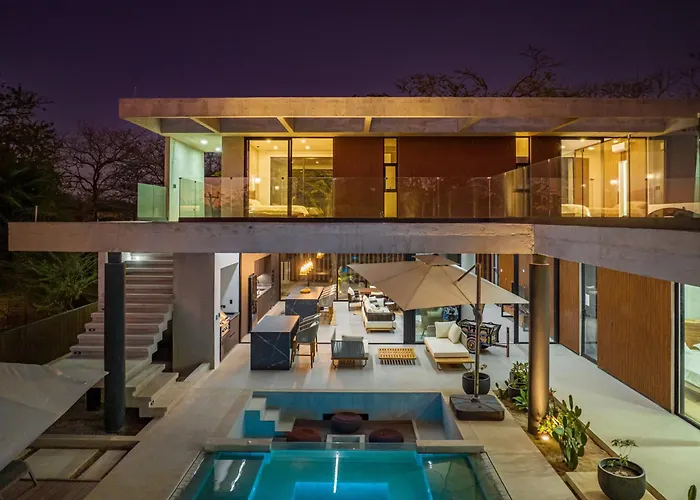 Сasa de vacaciones New 6 Bd Modern Walk To Tamarindo
